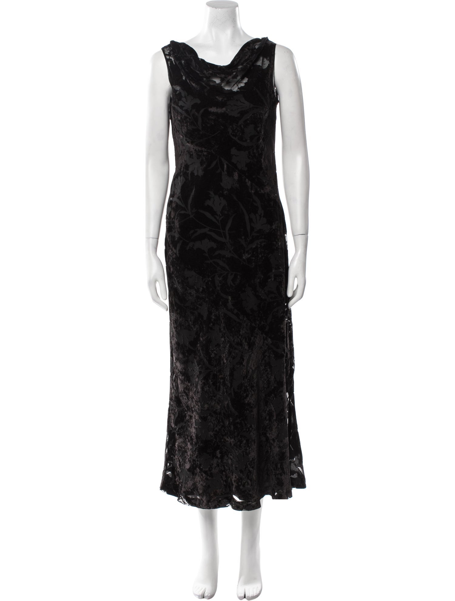 SportMax Printed Long Dress